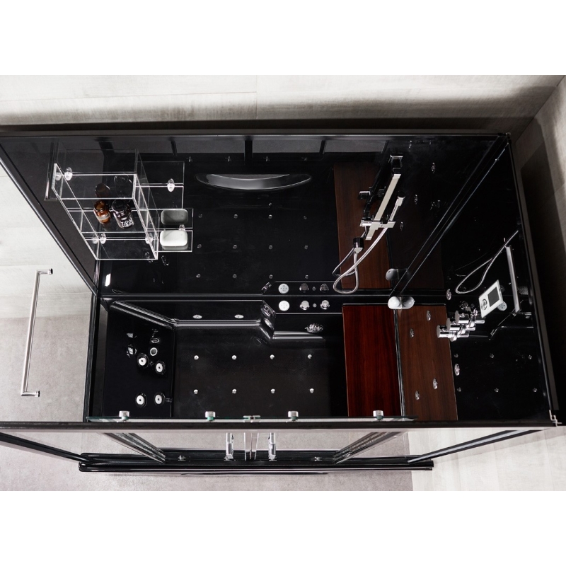 Combi Balneo douche Hammam Archipel® CBH BLACK Droite