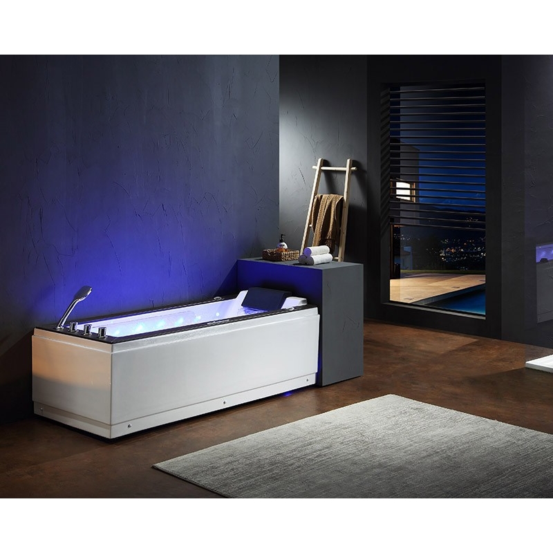 Baignoire balneo Lord Solo1 place ZELAND® 170x75 - GAUCHE