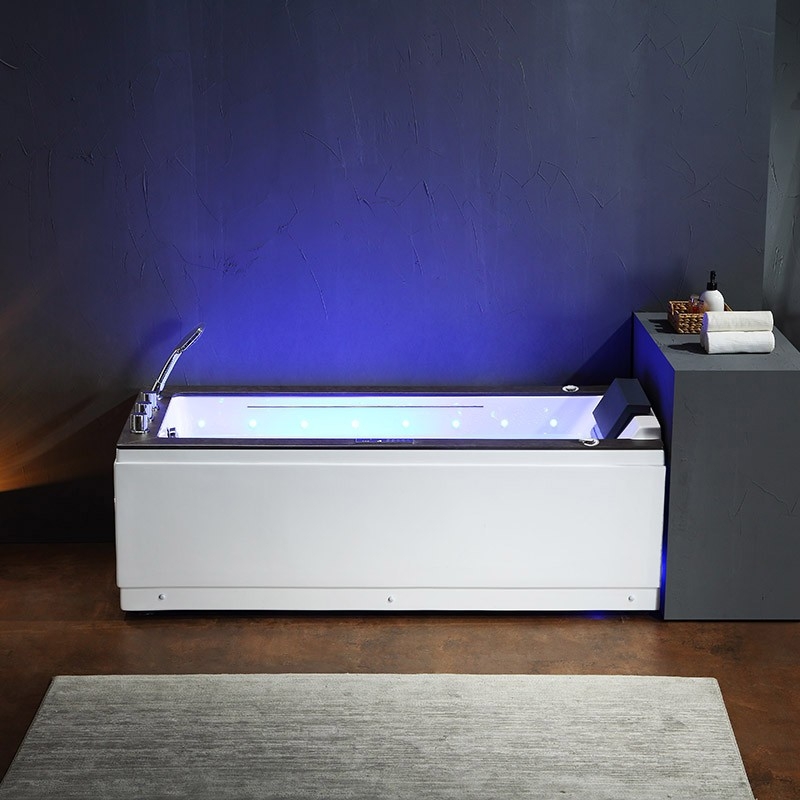 Baignoire balneo Lord Solo1 place ZELAND® 170x75 - GAUCHE