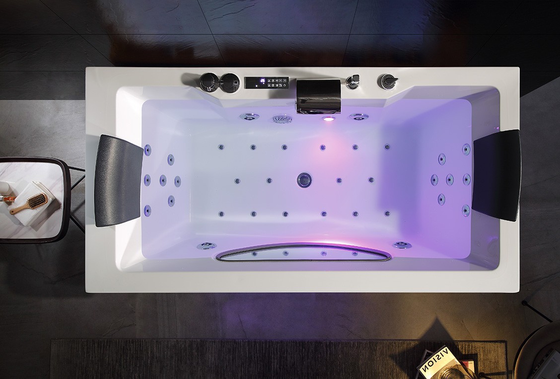 Baignoire balneo RIVIERA CONCEPT 1 place ARCHIPEL® 180x90