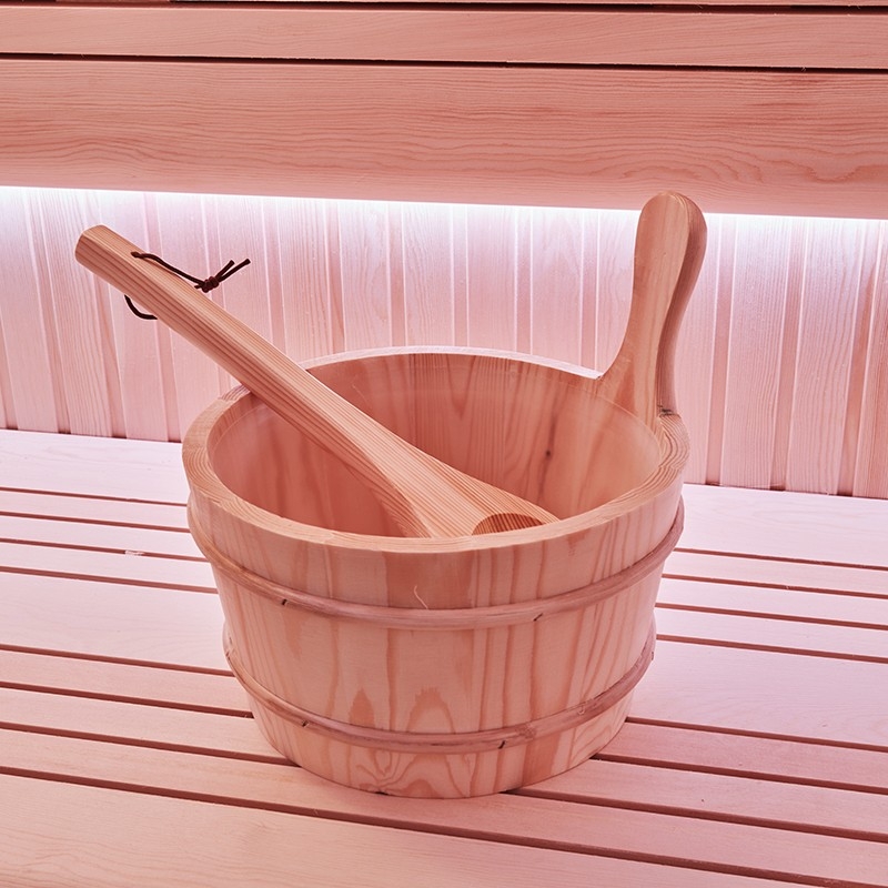 Sauna d'angle Boreal® Evasion Baltik - 240x200x210 cm