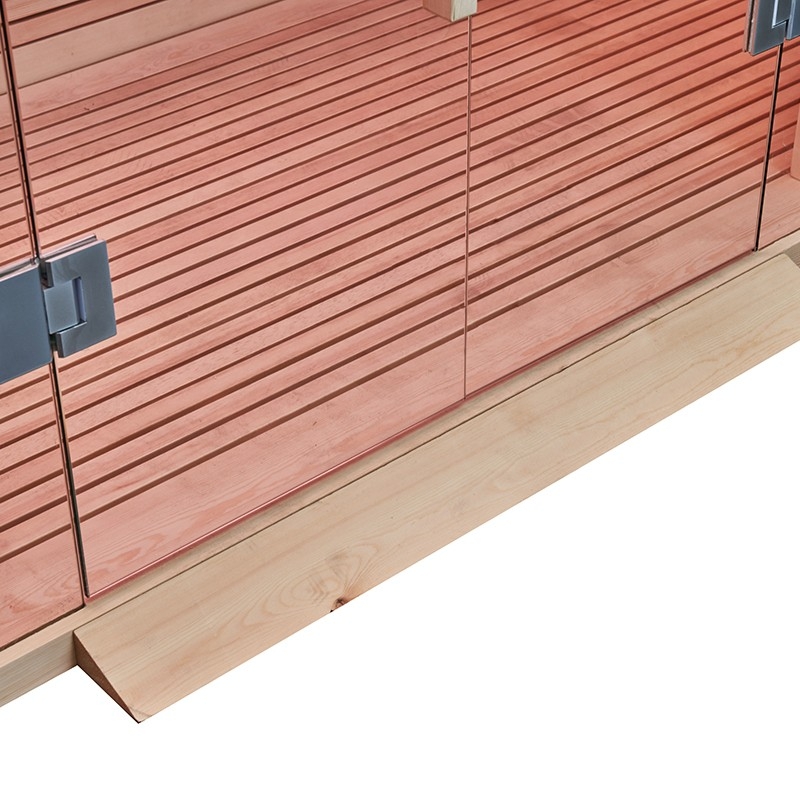 Sauna d'angle Boreal® Evasion Baltik - 240x200x210 cm