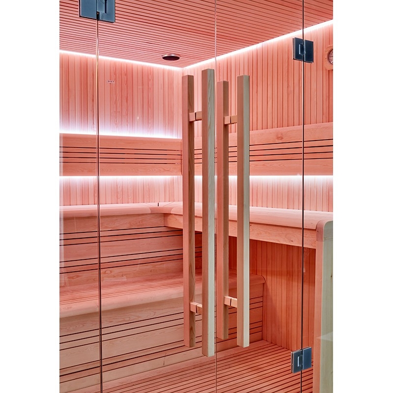 Sauna d'angle Boreal® Evasion Baltik - 240x200x210 cm