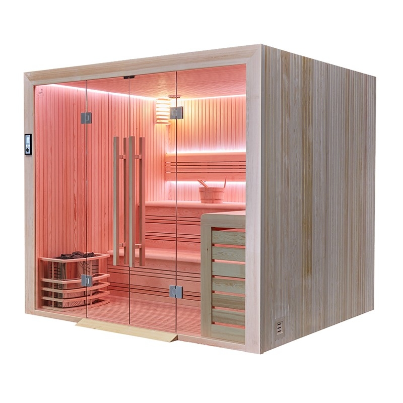 Sauna d'angle Boreal® Evasion Baltik - 240x200x210 cm
