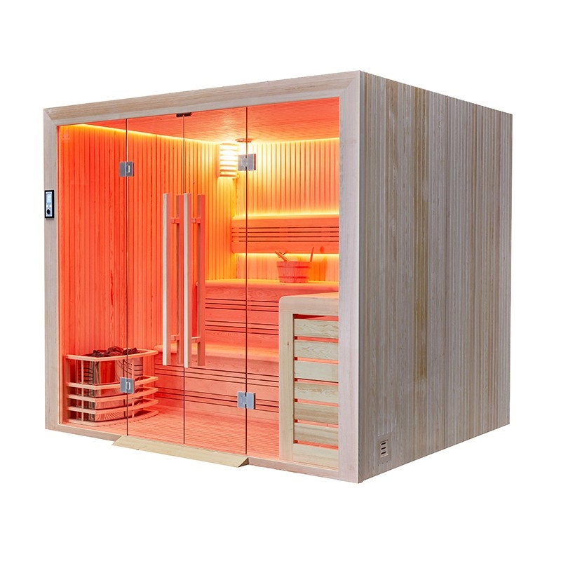 Sauna d'angle Boreal® Evasion Baltik - 240x200x210 cm