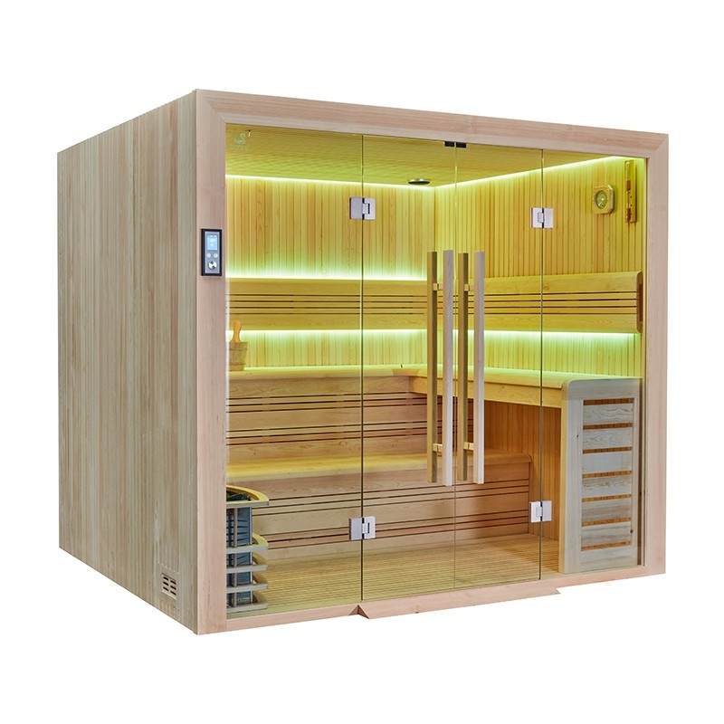 Sauna d'angle Boreal® Evasion Baltik - 240x200x210 cm