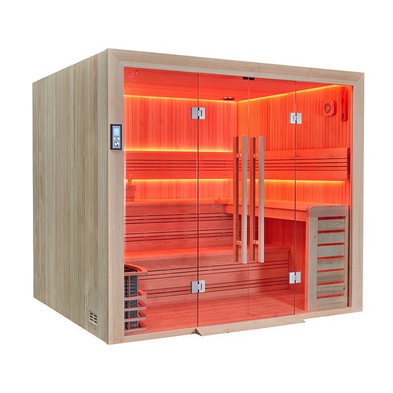 Sauna d'angle Boreal® Evasion Baltik - 240x200x210 cm