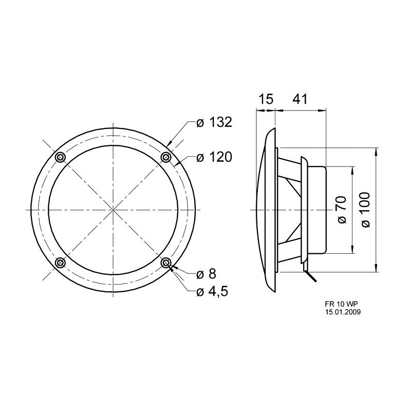 Deux hauts parleurs pour hammam et douche - couleur NOIR - haut parleur étanche pour douche