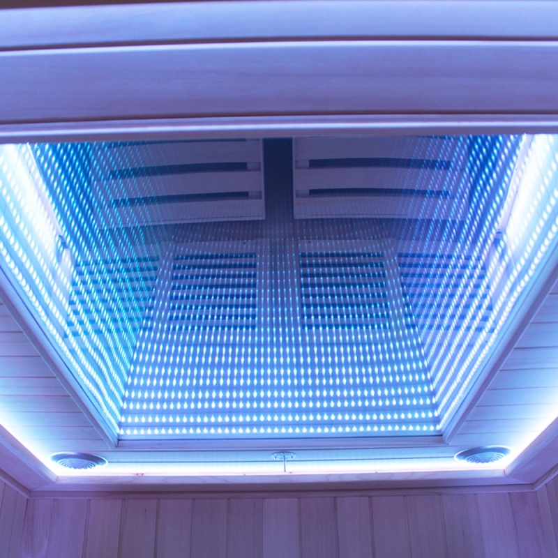 Sauna infrarouge Boreal® JAZZ DUO - 2 fauteuils inclinables à spectre complet 150x180 cm