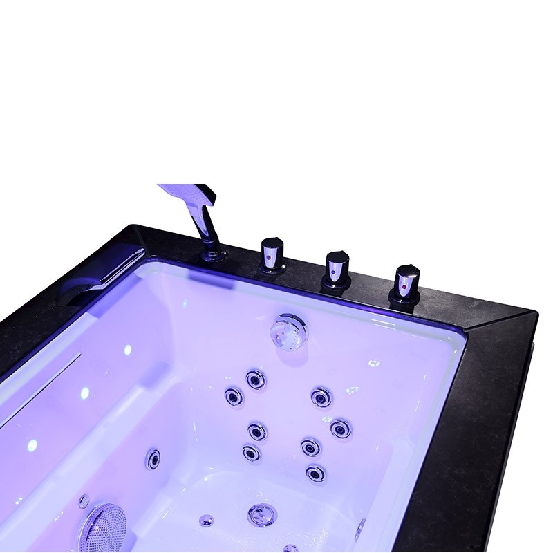 Baignoire Balnéo LORD SOLO MAX Black DROITE - 1 Place ARCHIPEL® 180X90