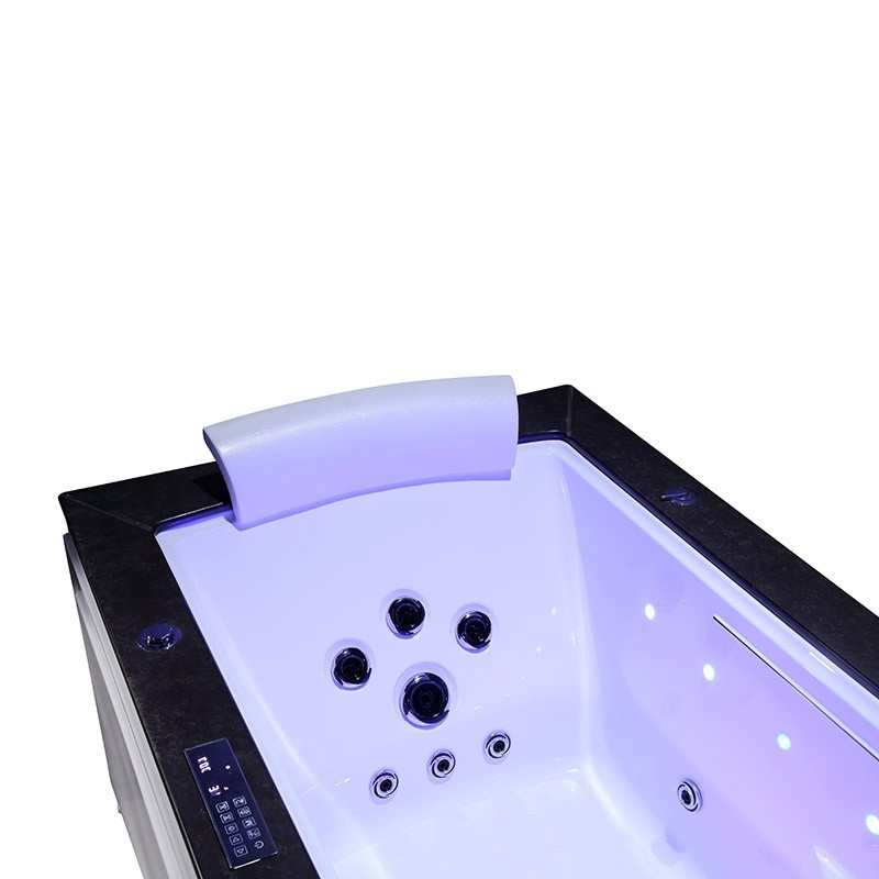 Baignoire Balnéo LORD SOLO MAX Black DROITE - 1 Place ARCHIPEL® 180X90