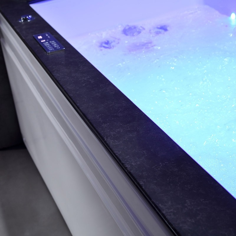 Baignoire Balnéo LORD SOLO MAX Black DROITE - 1 Place ARCHIPEL® 180X90