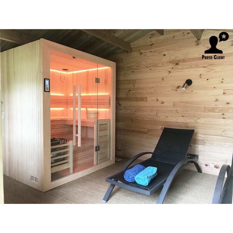 Sauna Traditionnel Boreal® Evasion Baltik - 170x150x210 cm