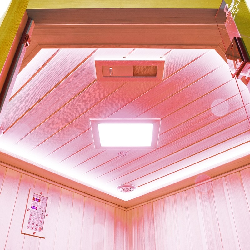 Sauna Infrarouge Boreal® 150C d'Angle à Spectre Complet