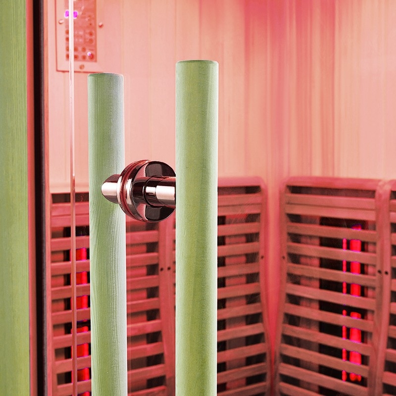 Sauna Infrarouge Boreal® 150C d'Angle à Spectre Complet