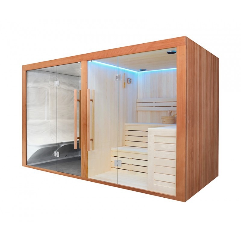 Combi Sauna Hammam Boreal® Sublimation - 8 places - 340*175*210