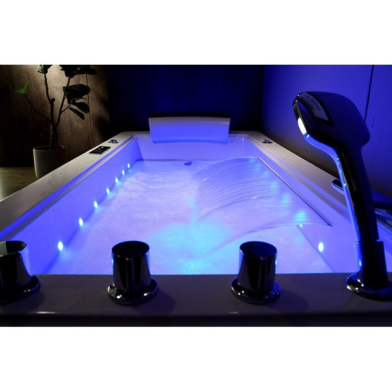 Baignoire balneo LORD SOLO MAX BLANC 1 place ARCHIPEL® 180X90 - DROITE