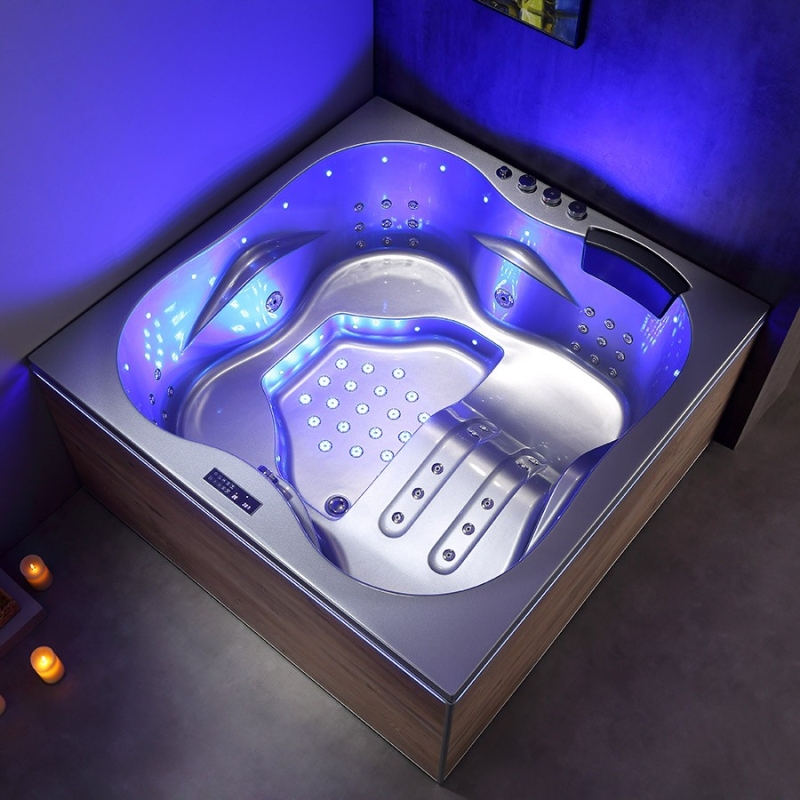 Baignoire Balnéo Archipel ELGA PRO  - Perle 160