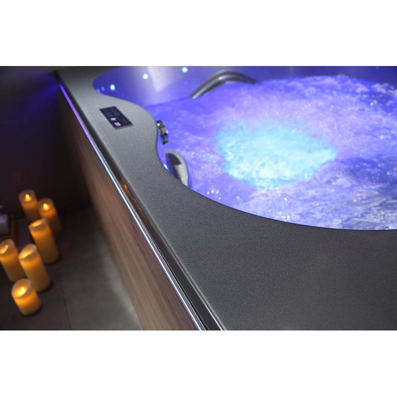 Baignoire Balnéo Archipel ELGA PRO  - Perle 160