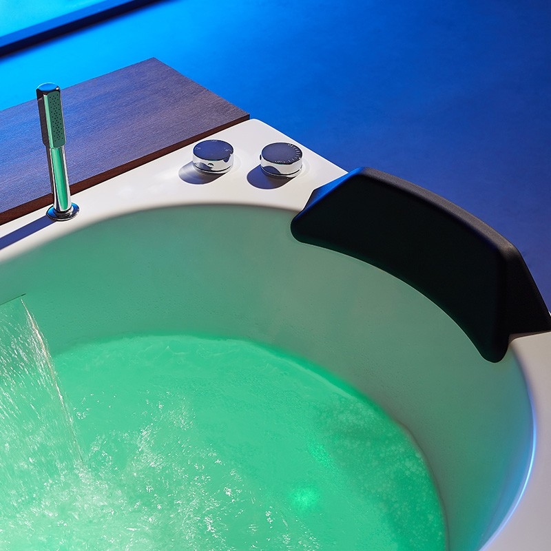 Baignoire balneo NEO BLACK 1 place ARCHIPEL® 180x80