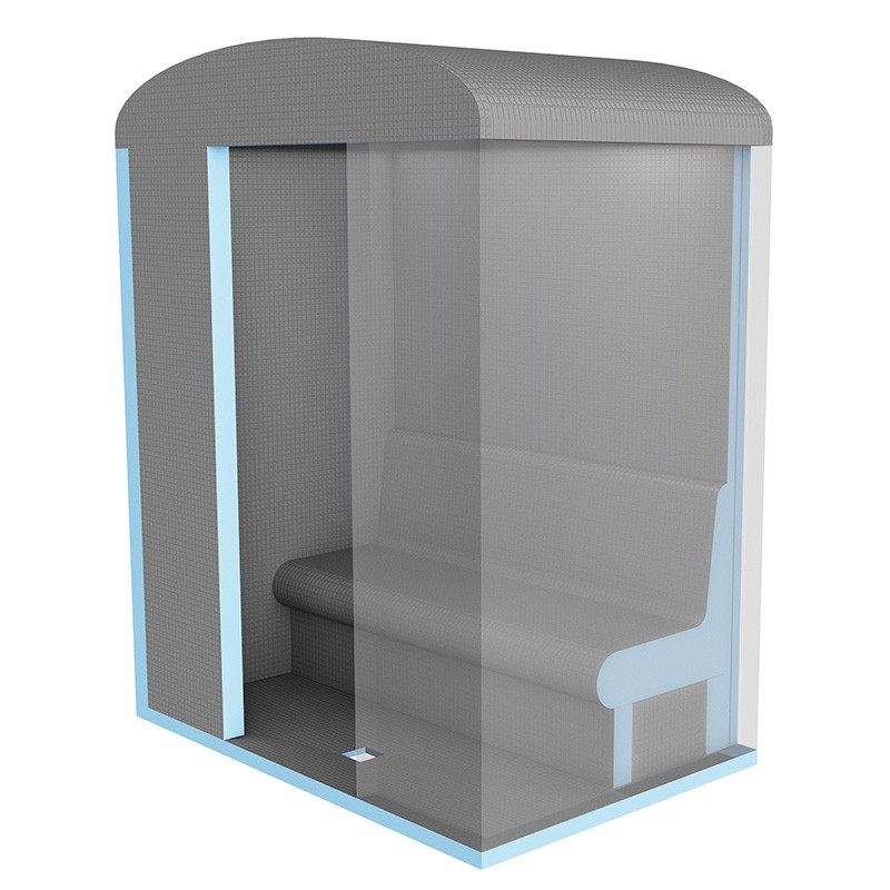 Kit Hammam à Carreler RIAD 3 - 180*120 cm- 4 places