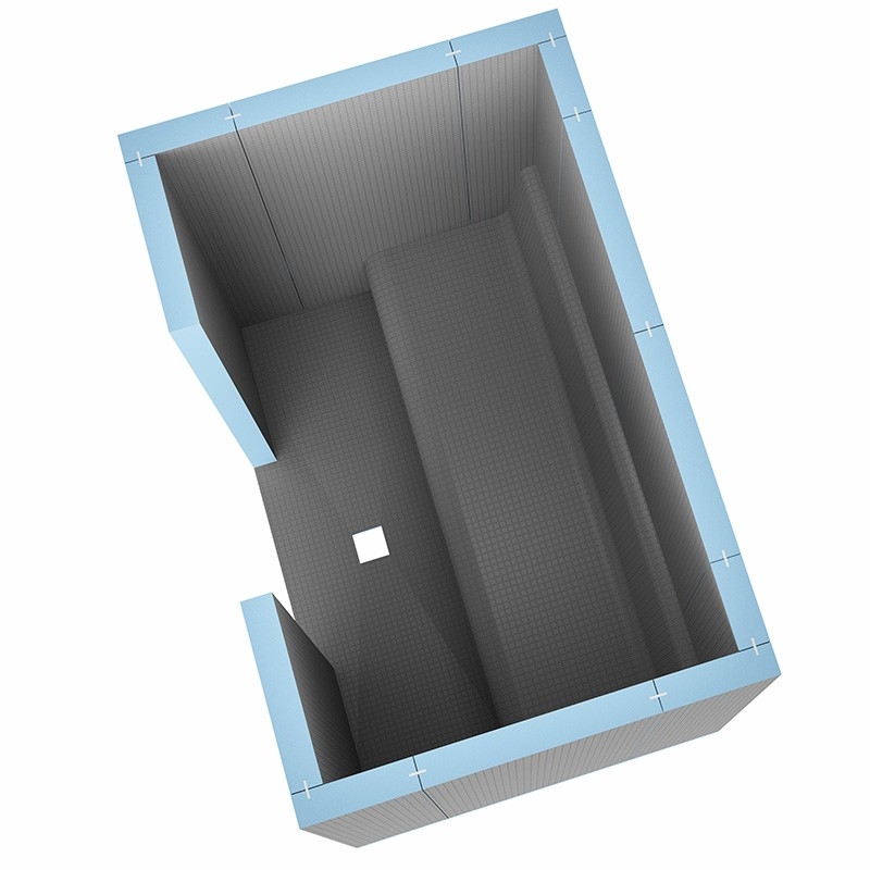 Kit Hammam à Carreler RIAD 3 - 180*120 cm- 4 places