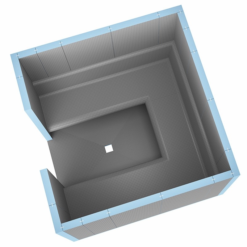 Kit Hammam à Carreler RIAD 6 - 210*210 cm- 4 places