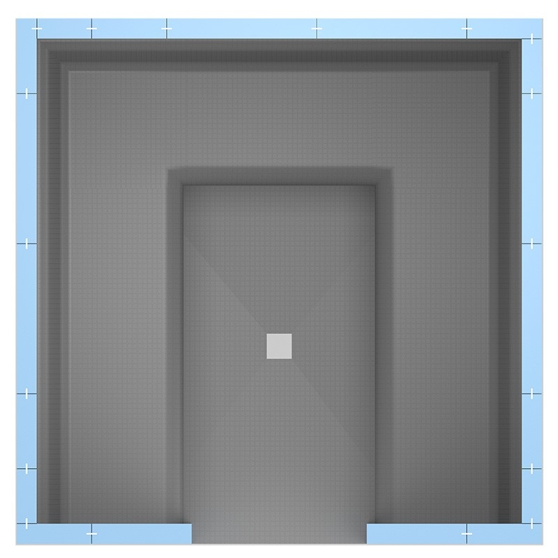 Kit Hammam à Carreler RIAD 6 - 210*210 cm- 4 places