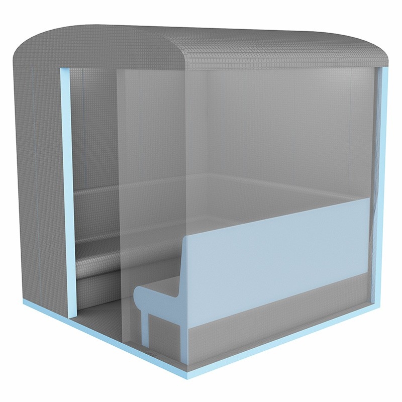 Kit Hammam à Carreler RIAD 6 - 210*210 cm- 4 places