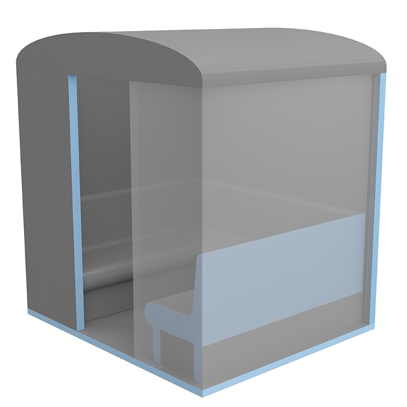 Kit Hammam à Carreler RIAD 5 - 210*180 cm- 5 places