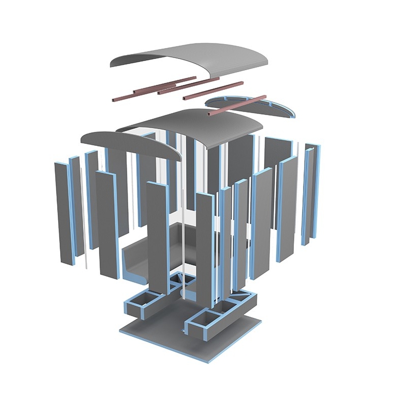 Kit Hammam à Carreler RIAD 5 - 210*180 cm- 5 places