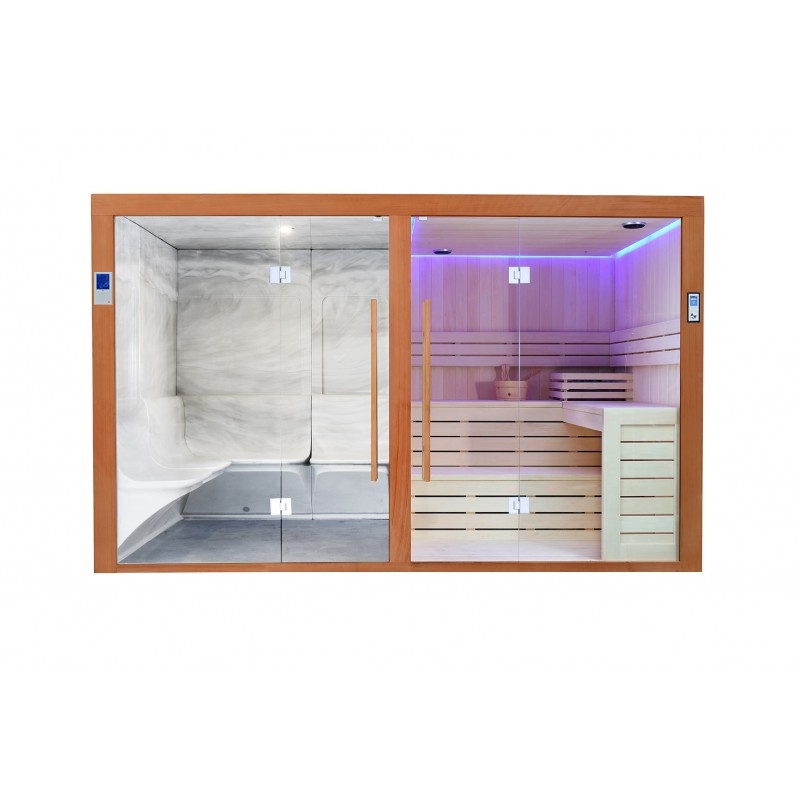 Combi Sauna Hammam Boreal® Sublimation - 8 places - 340*175*210