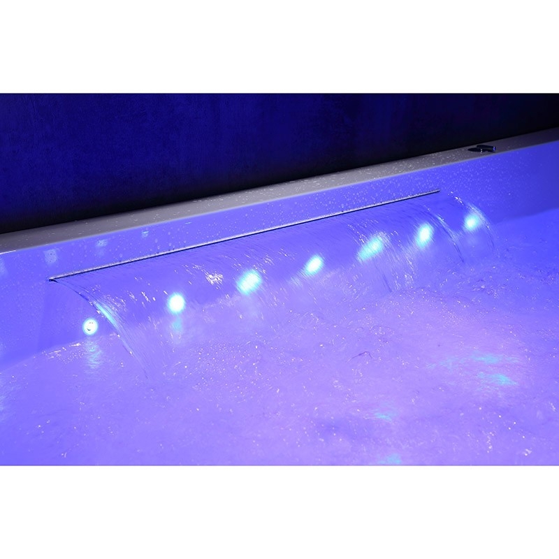 BAIGNOIRE BALNEO LORD DUO BLANC 2 PLACES ARCHIPEL® 185X120 - GAUCHE