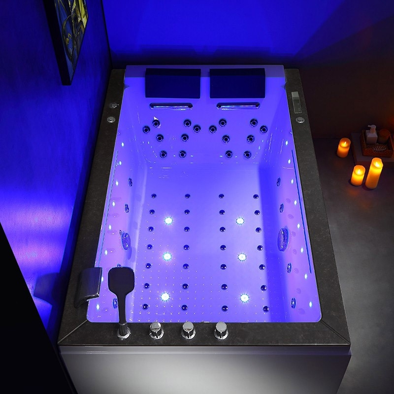 BAIGNOIRE BALNEO LORD DUO 2 PLACES ARCHIPEL® 185X120 - GAUCHE