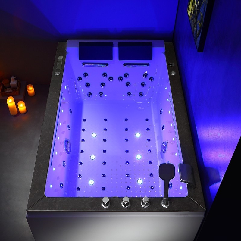 BAIGNOIRE BALNEO LORD DUO 2 PLACES ARCHIPEL® 185X120 - DROITE