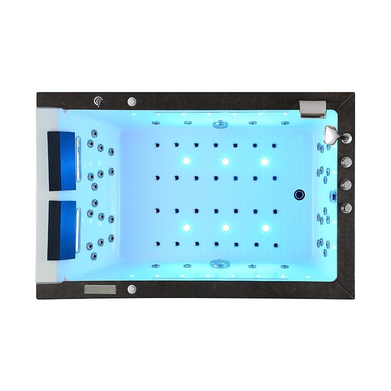 BAIGNOIRE BALNEO LORD DUO 2 PLACES ARCHIPEL® 185X120 - DROITE