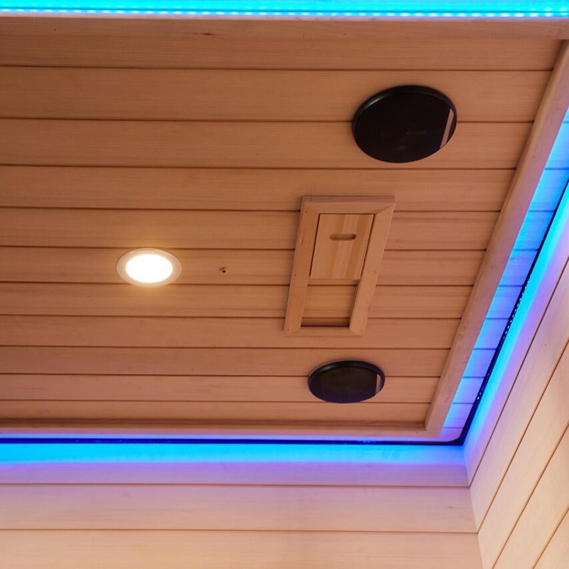 Combi Sauna Infrarouge Douche Hammam Boreal® IR-H-220D - droite