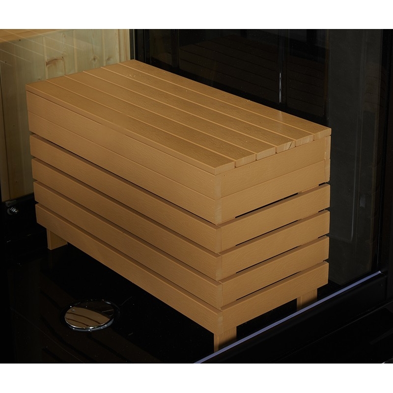 Combi Sauna Douche Hammam Boreal® SH180-D Black droite