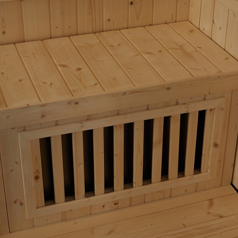 Combi Sauna Infrarouge Douche Hammam Boreal® IRH-180D - Droite