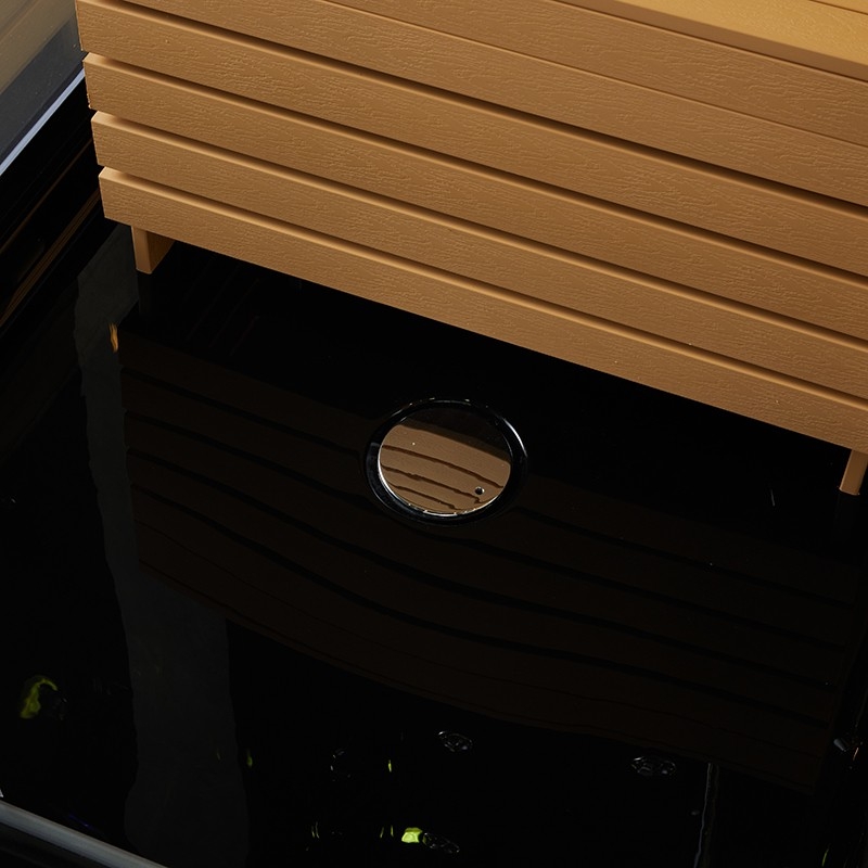 Combi Sauna Infrarouge Douche Hammam Boreal® IRH-180D - Droite