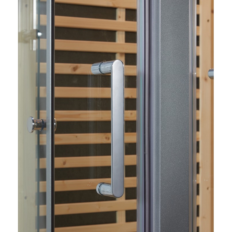 Combi Sauna Infrarouge Douche Hammam Boreal® IRH-180D - Droite