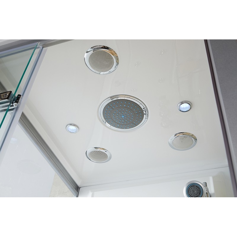 Combi Sauna Infrarouge Douche Hammam Boreal® IRH-180D - Droite