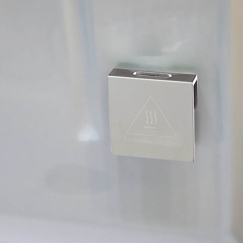 Combi Sauna Infrarouge Douche Hammam Boreal® IRH-180D - Droite