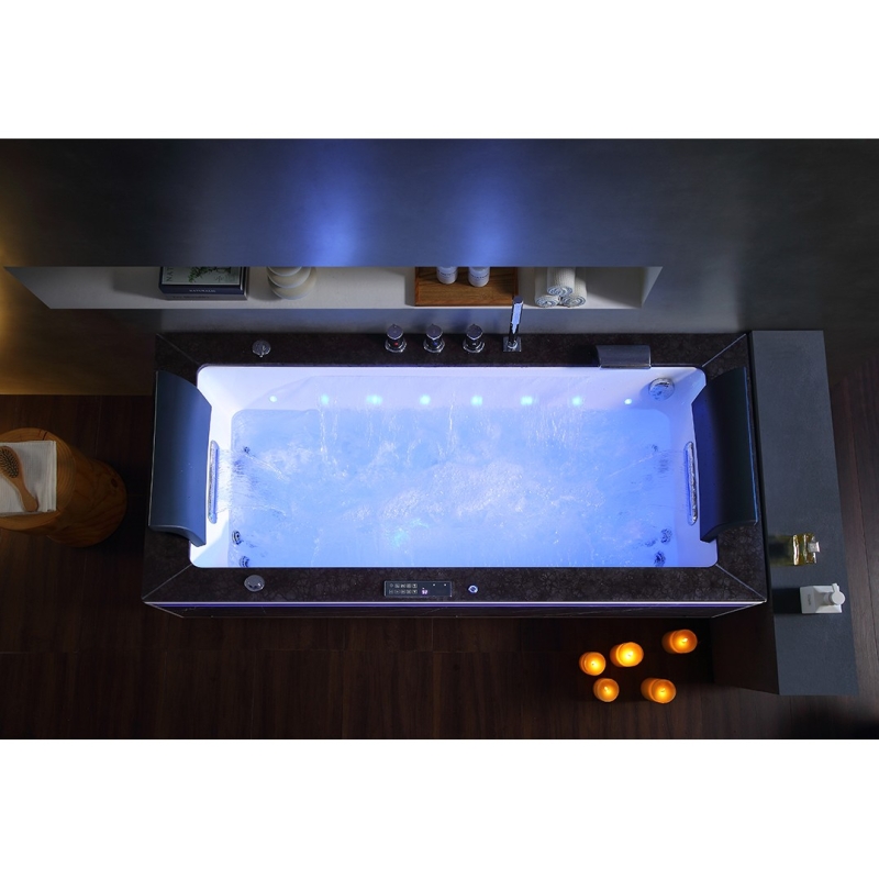 Baignoire balneo Thérapeutique ALTESS BLACK170 2 places ARCHIPEL® - 170x86