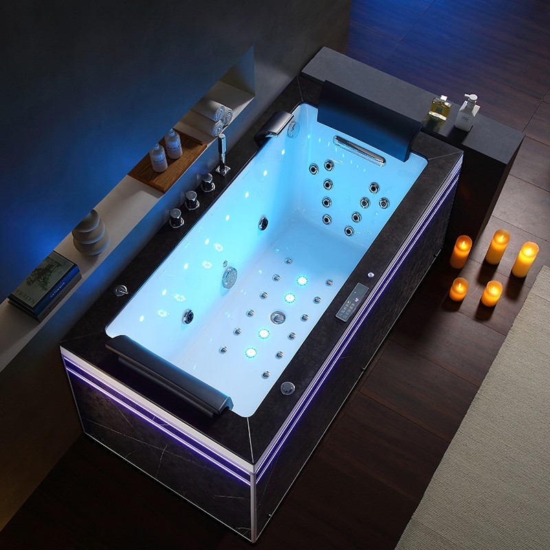 Baignoire balneo Thérapeutique ALTESS BLACK170 2 places ARCHIPEL® - 170x86