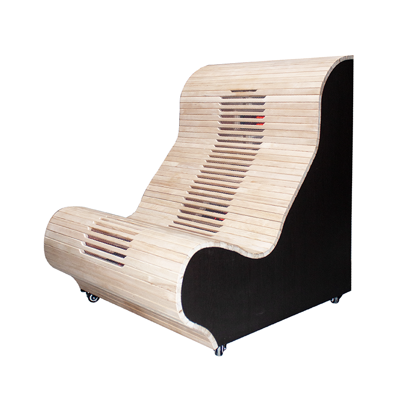 Fauteuil infrarouge - BOREAL - Fauteuil infrarouge BOREAL® LOUNGE IR en bois Hamlock du Canada