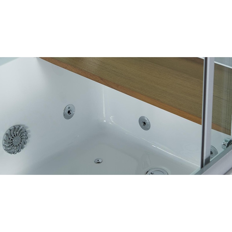 Combi Balneo douche Hammam Archipel® CBH WHITE Droite