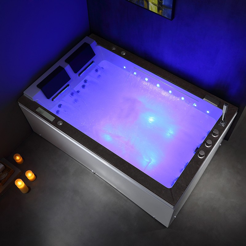 BAIGNOIRE BALNEO LORD DUO 2 PLACES ARCHIPEL® 185X120 - DROITE