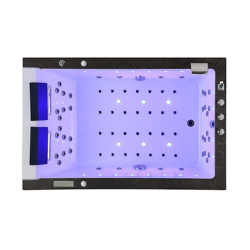 BAIGNOIRE BALNEO LORD DUO 2 PLACES ARCHIPEL® 185X120 - DROITE