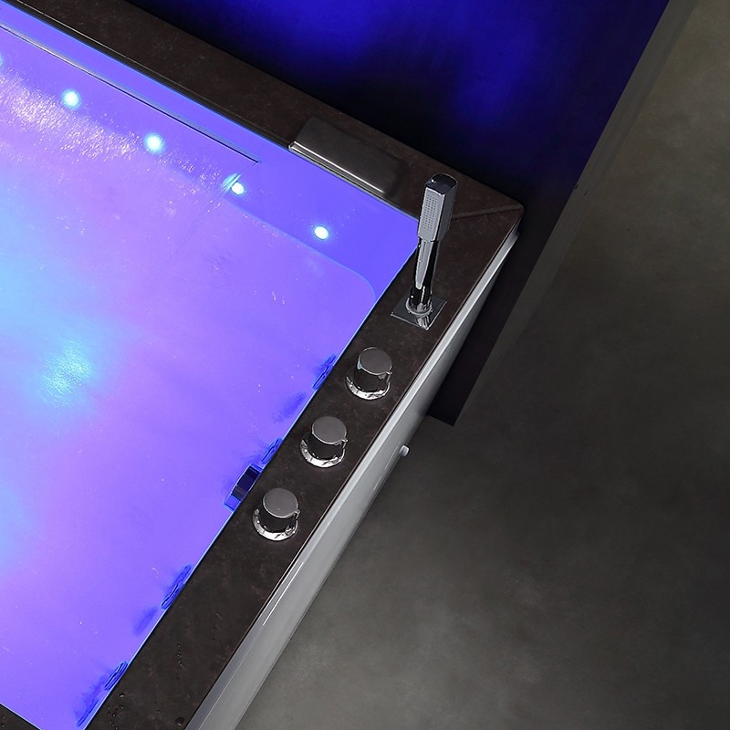 BAIGNOIRE BALNEO LORD DUO 2 PLACES ARCHIPEL® 185X120 - DROITE